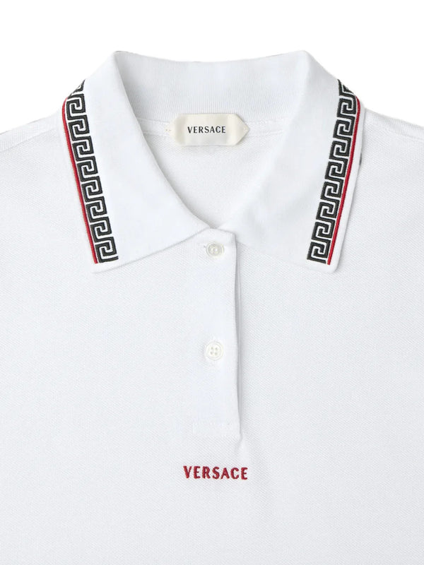 Cotton piqué polo shirt with embroidered logo