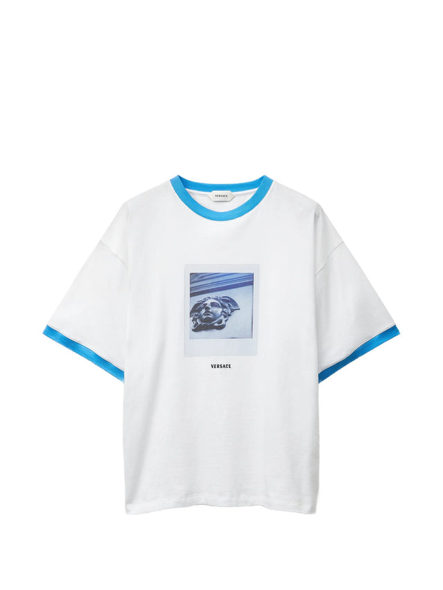 T-shirt regular in jersey di cotone con stampa