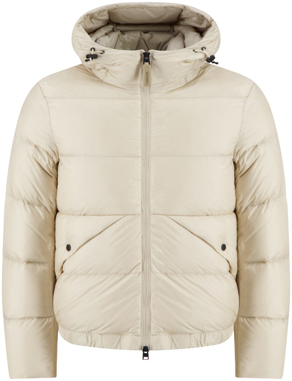 Quilted down jacket in recycled Pertex®