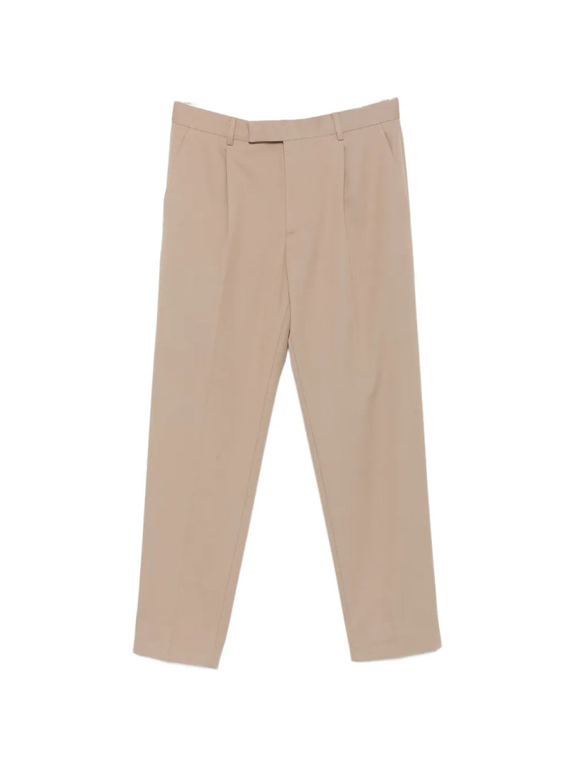 Pantaloni in cotone e lana
