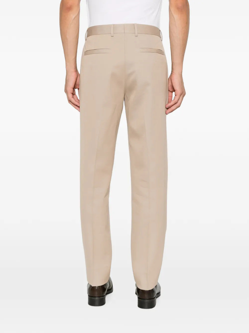 Pantaloni in cotone e lana