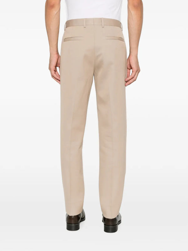 Cotton and wool trousers