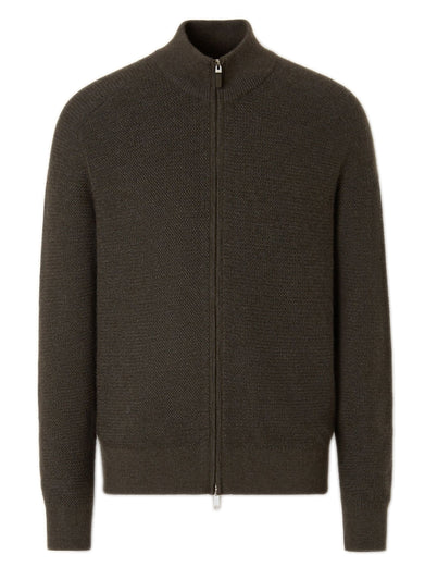 Cardigan con zip