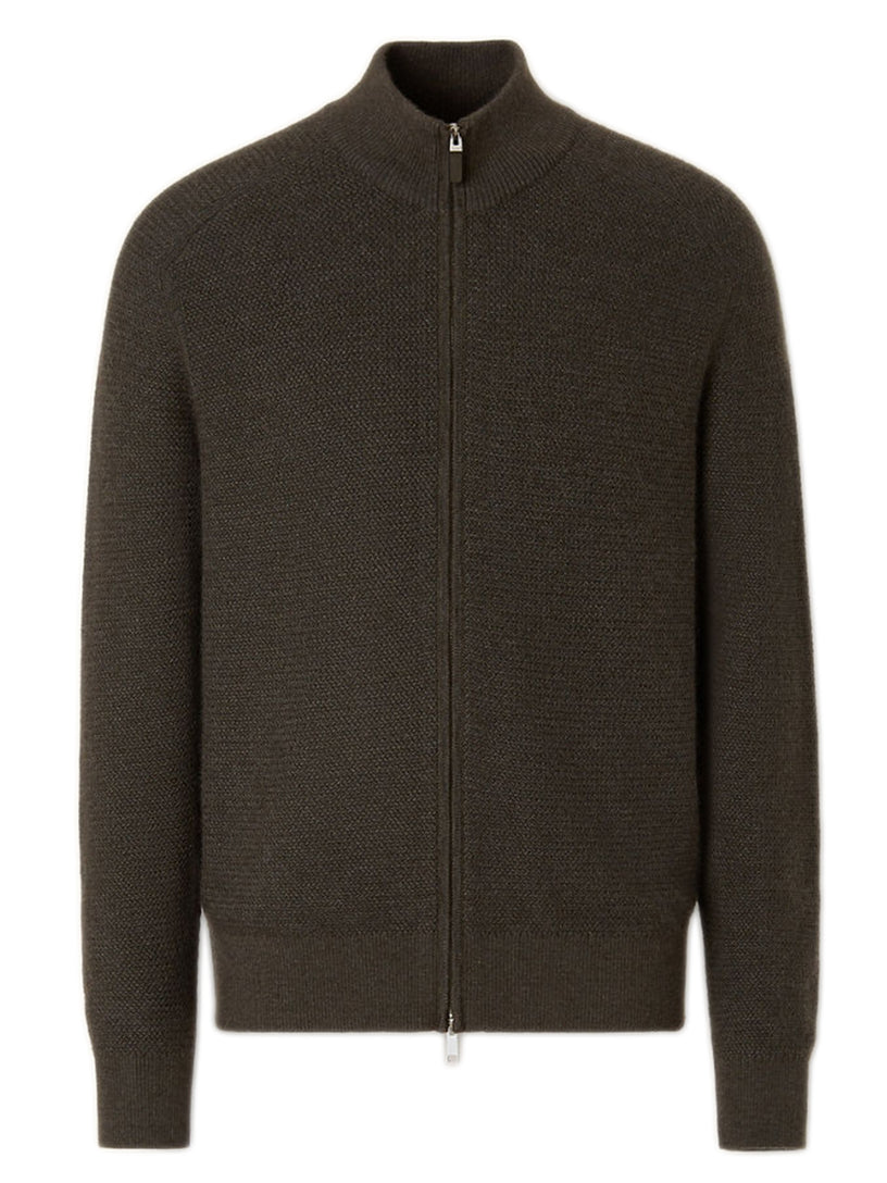 Cardigan con zip