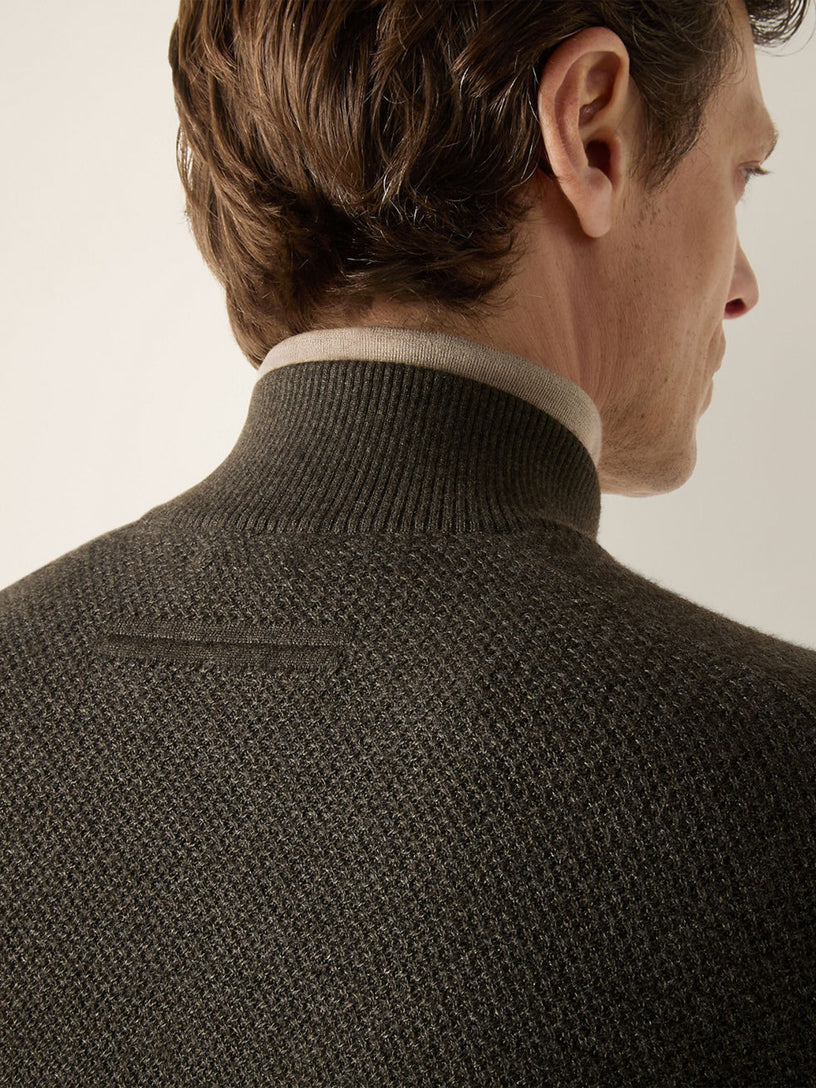 Cardigan con zip
