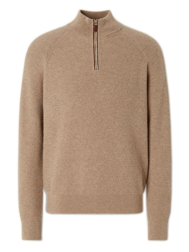 Lupetto con Zip in Oasi Cashmere
