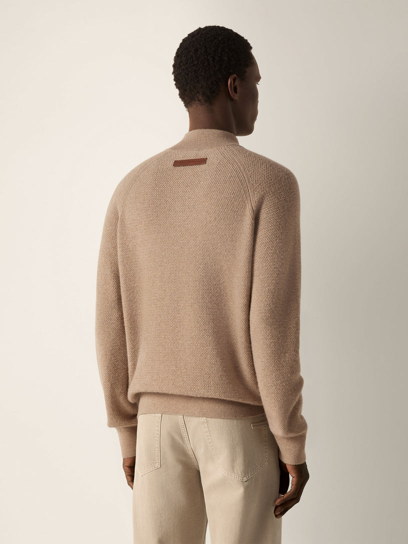 Lupetto con Zip in Oasi Cashmere