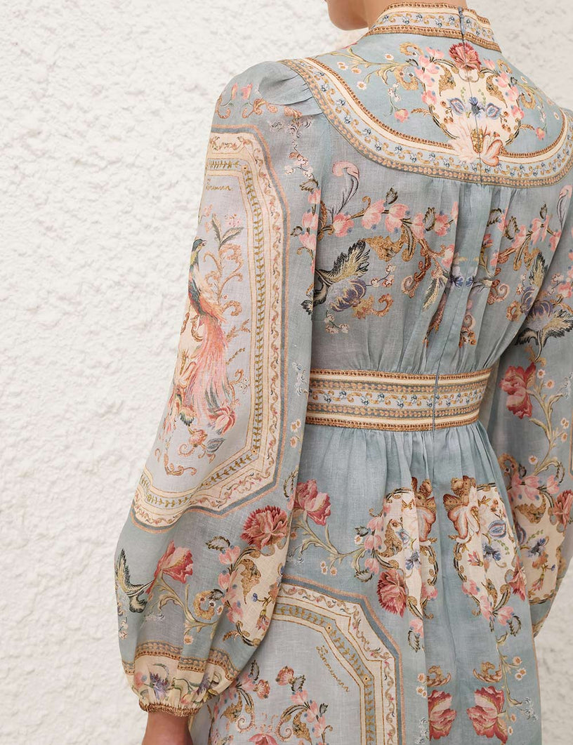 Abito midi scollato Roselight