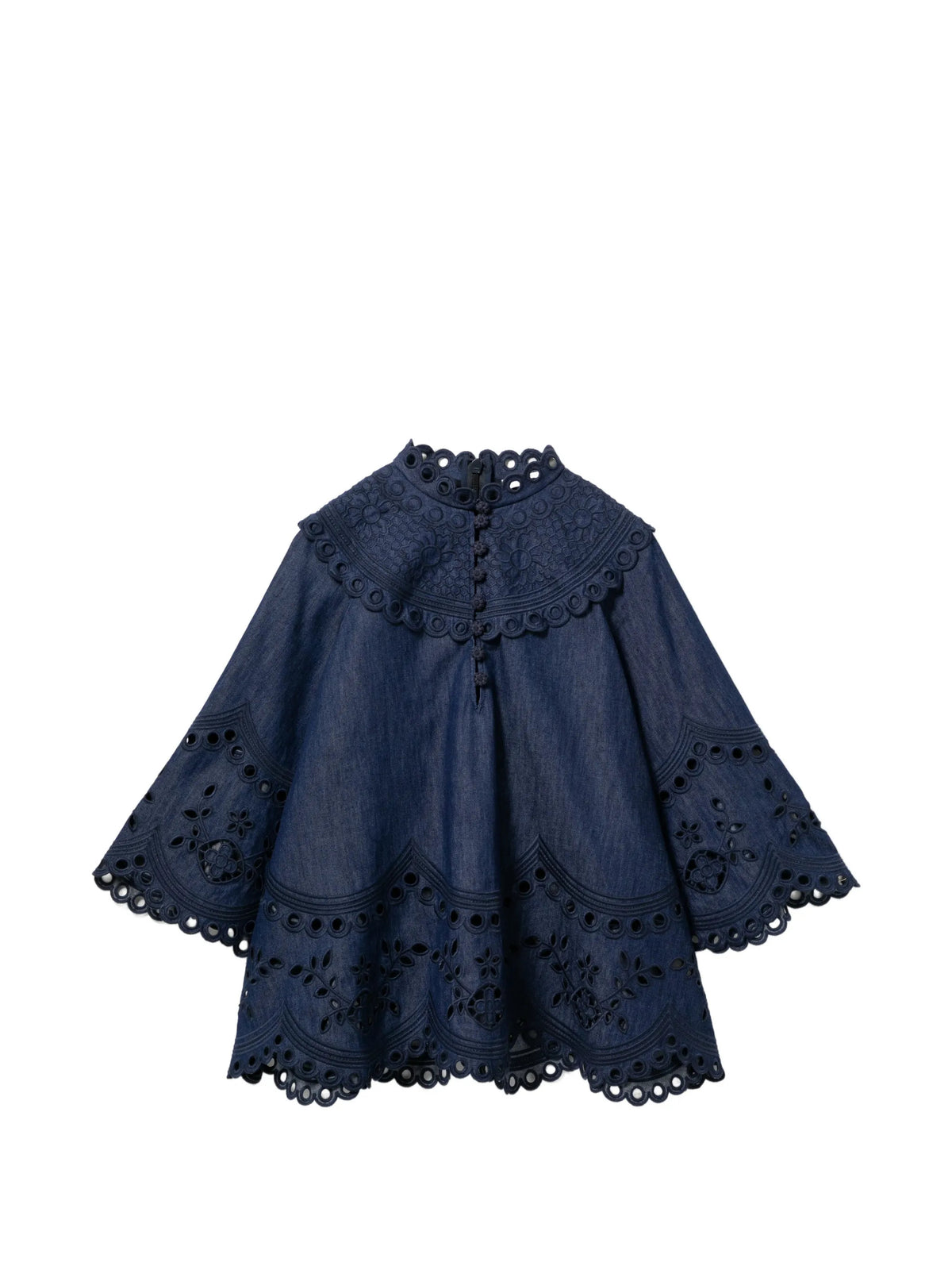 Mahon Broderie Denim Top