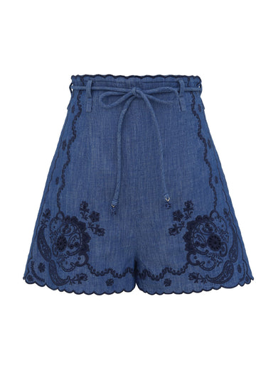 Pantaloncini Aster ricamati