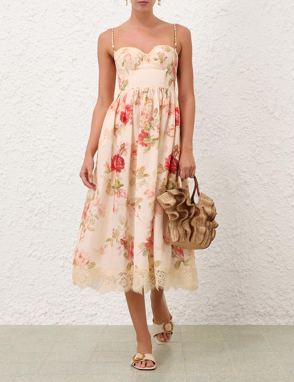 Abito midi da picnic Roselight