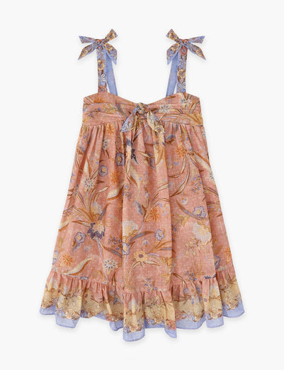 Abito con lacci sul davanti Indra Kids