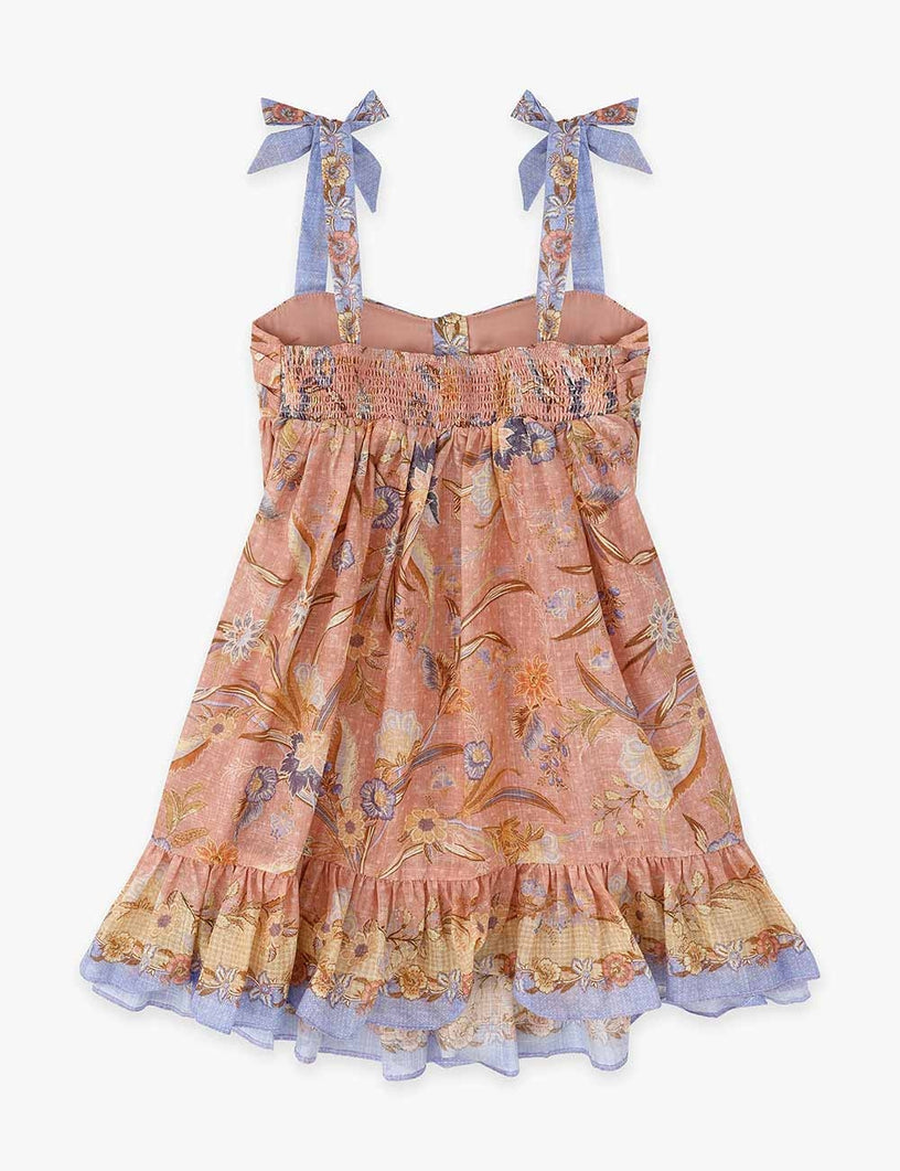 Abito con lacci sul davanti Indra Kids