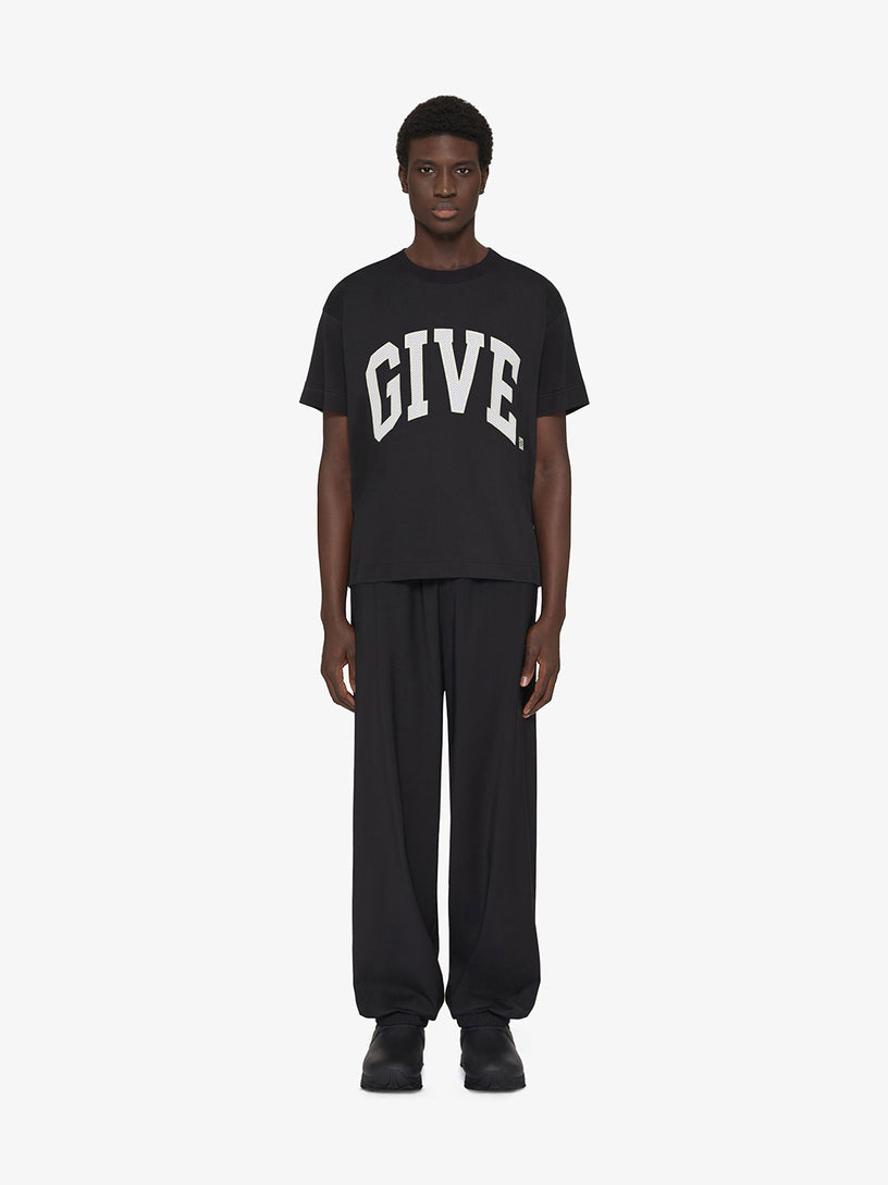 GIVENCHY College boxy fit t-shirt in cotton