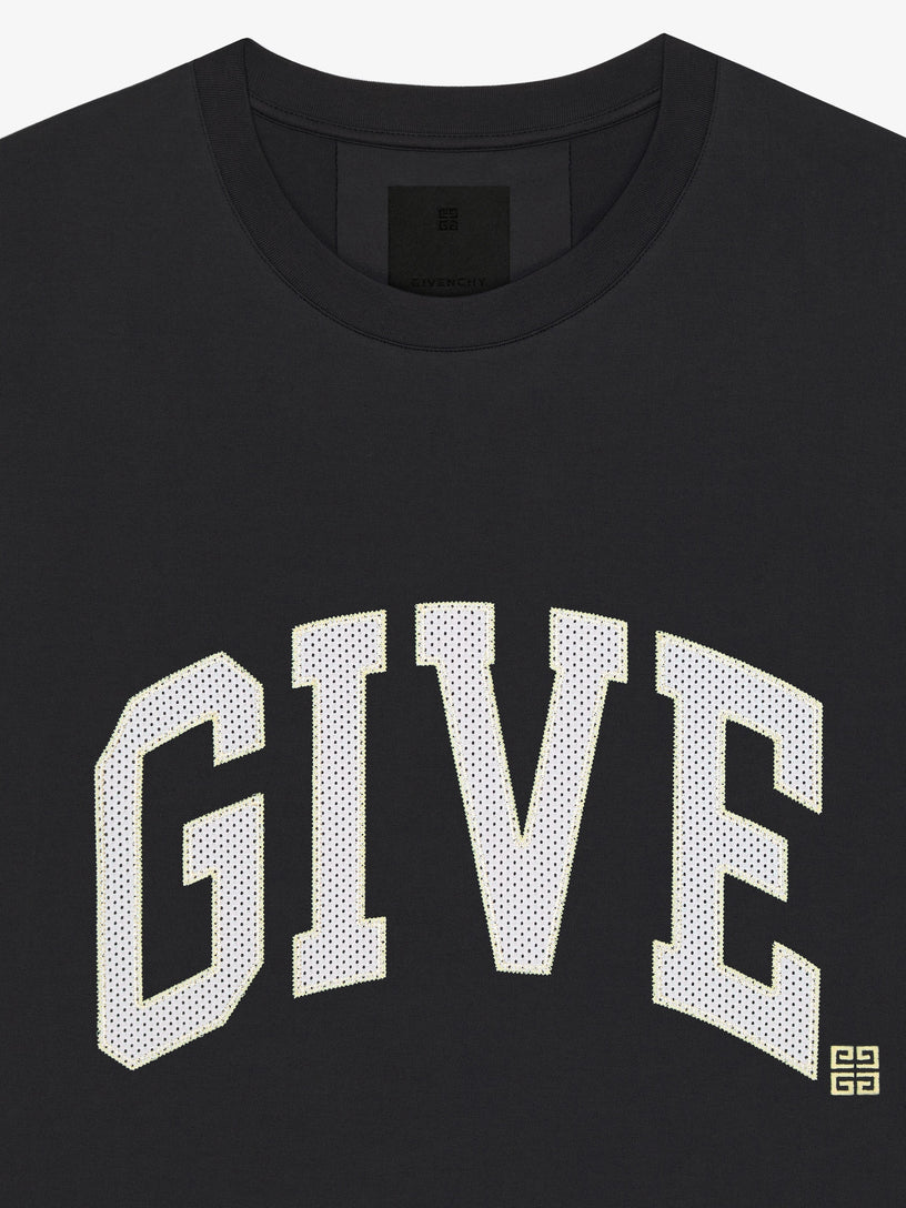 GIVENCHY College boxy fit t-shirt in cotton