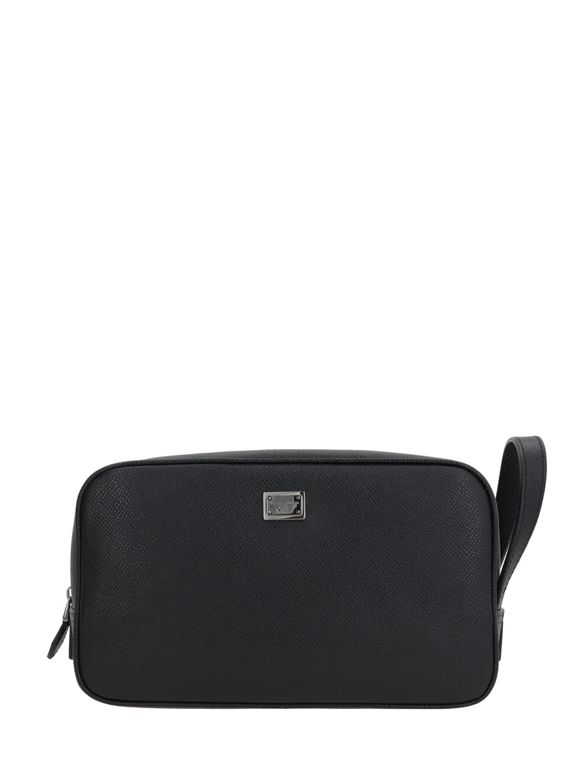 Sicily toiletry bag in calfskin