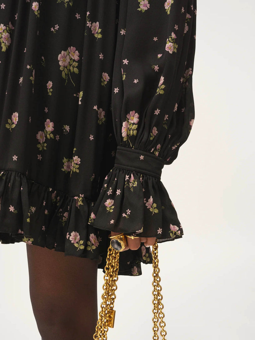 Mini abito arricciato