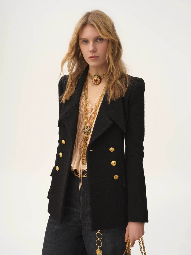 Double-breasted tailored jacket