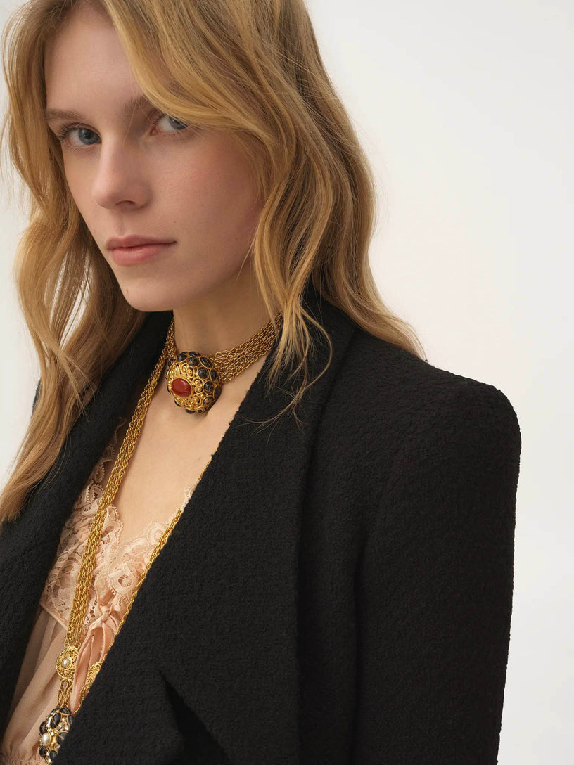 Double-breasted tailored jacket