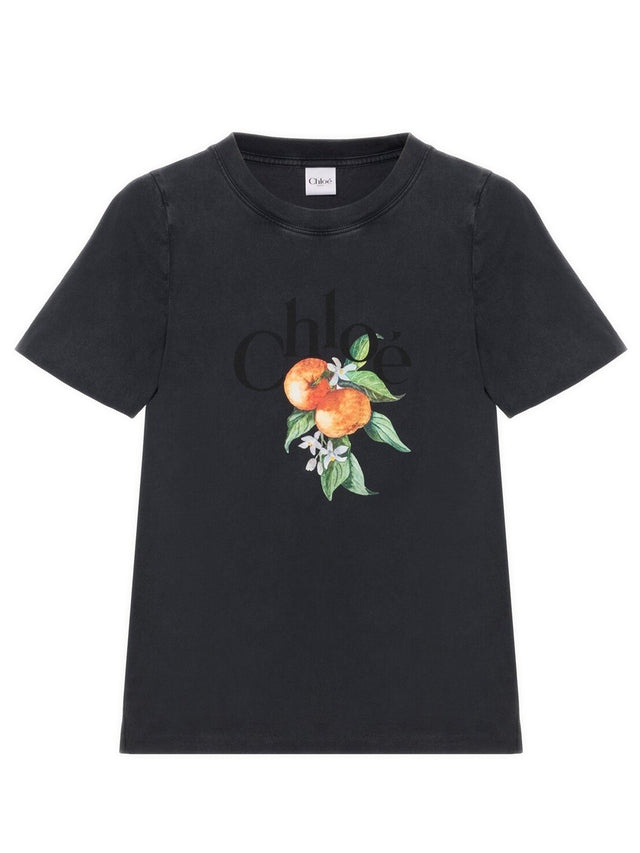 Baby fit T-shirt with logo in cotton jersey