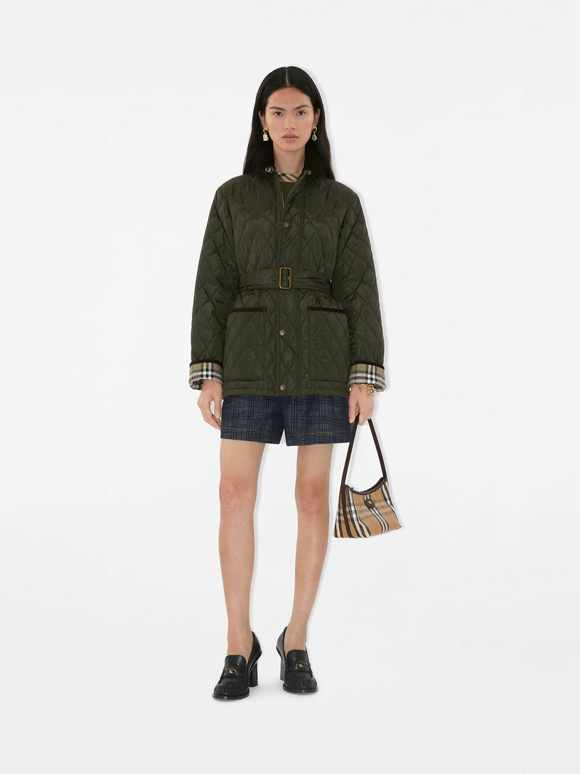 Quilted nylon jacket