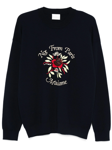 La Maille Slogan Fleurs