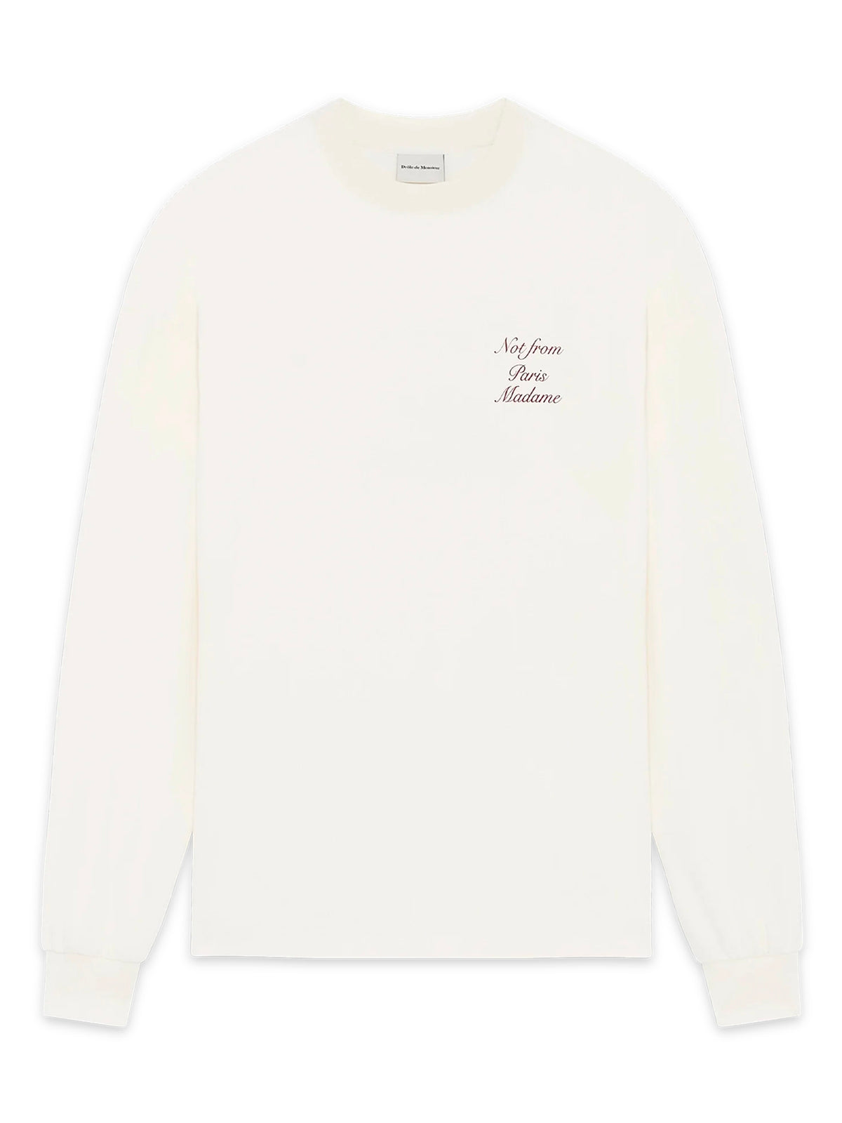 Le T-shirt slogan calligraphy