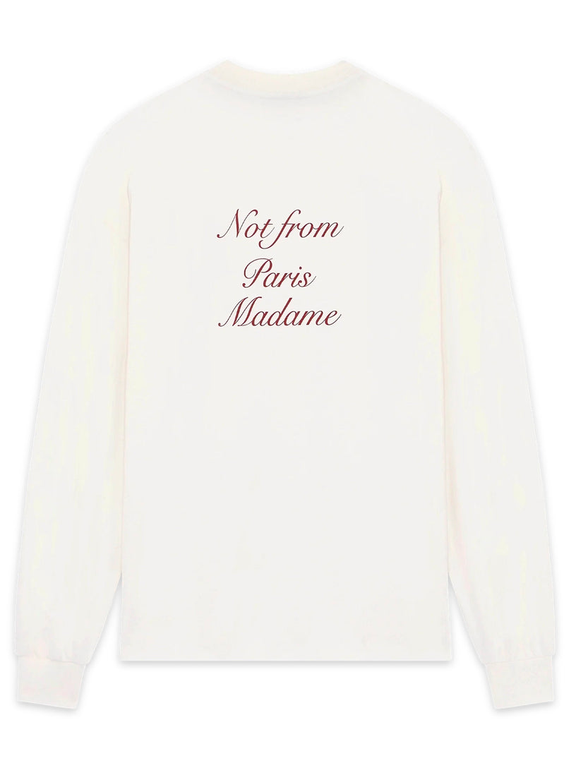 Le T-shirt slogan calligraphy