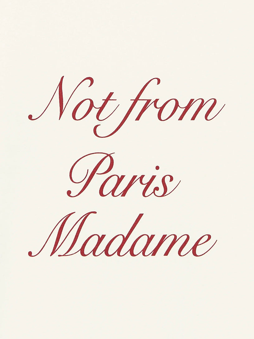 Le T-shirt slogan calligraphy