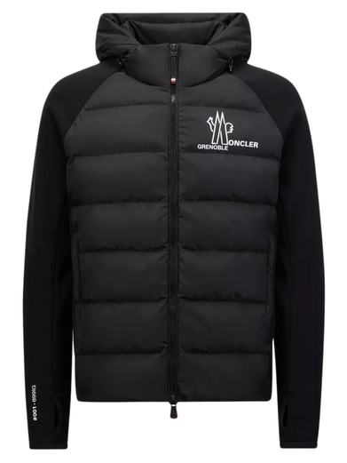 Padded sweatshirt with zip