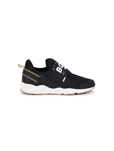 Sneakers with logo band