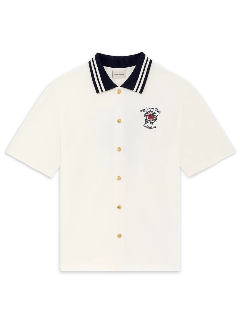 Slogan Rose Shirt