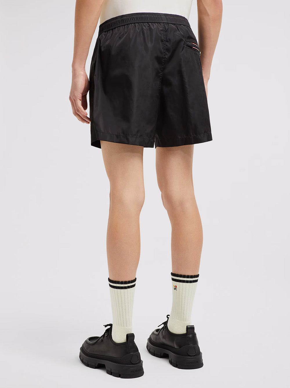Logo patch swim shorts