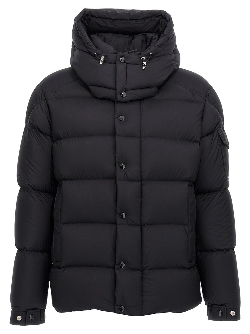 Moncler Maya 70 short down jacket with hood