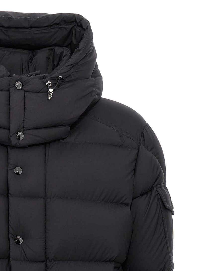 Moncler Maya 70 short down jacket with hood