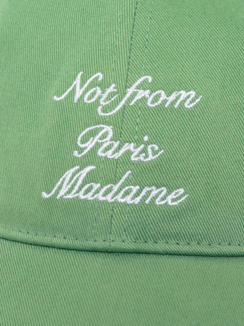 Casquette Slogan Calligraphy