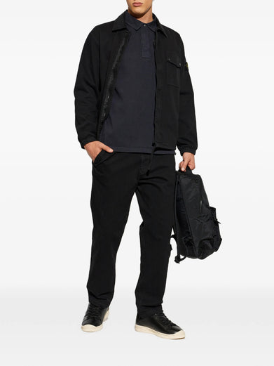6100001 polo collar sweatshirt