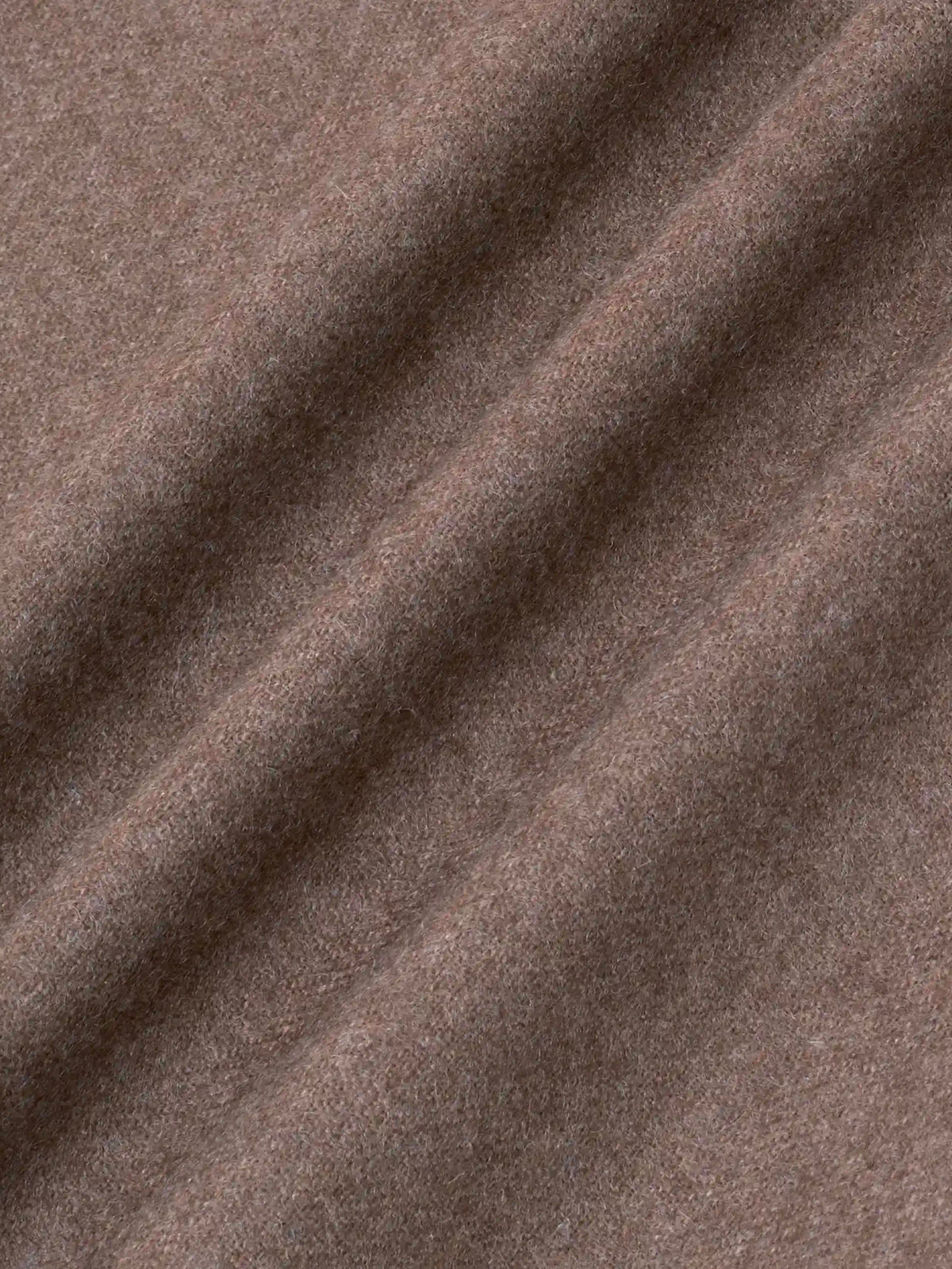 Flannel trousers with elastic waist