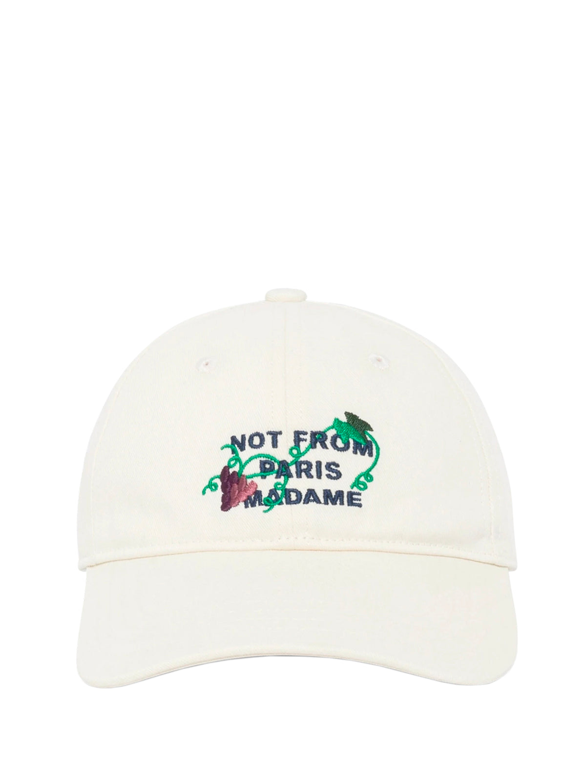 Vine Embroidered Slogan Cap
