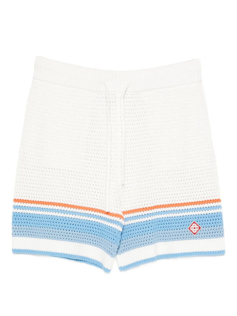 Cotton Tennis Crochet Shorts