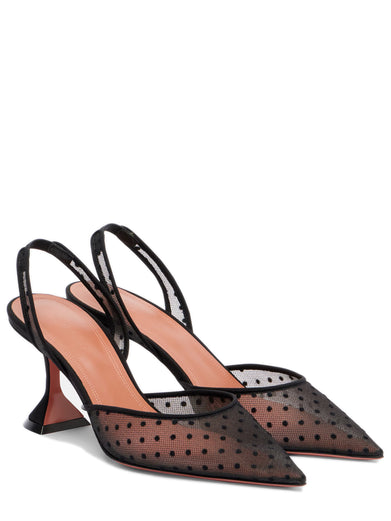 Holli Sling 70 Black Polka-Dot