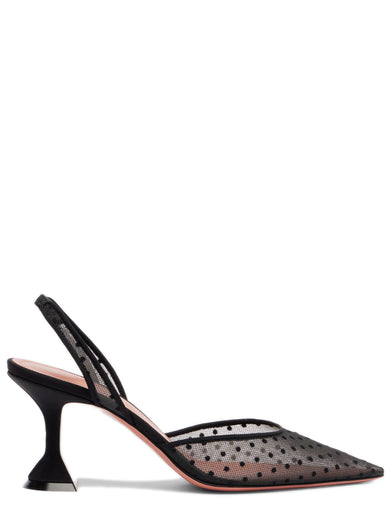 Holli Sling 70 Black Polka-Dot