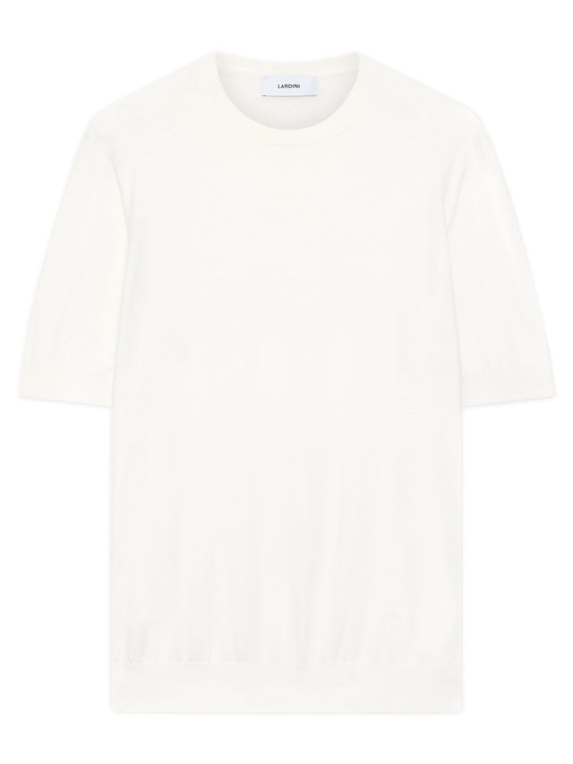 Fine-knit T-shirt