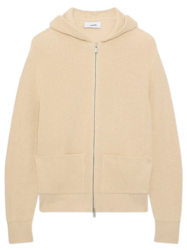 Knitted hoodie
