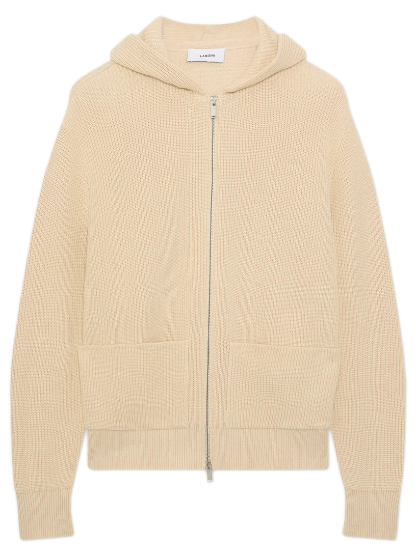 Knitted hoodie