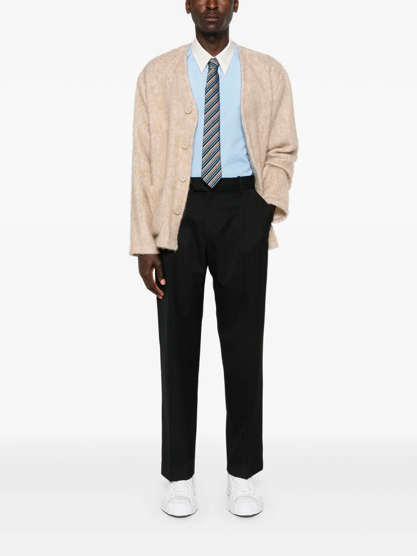 Logo-embroidered trousers