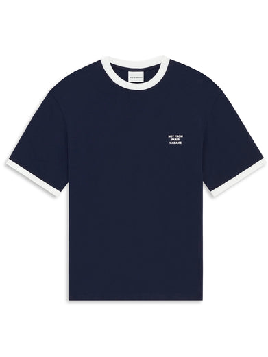 Contrasted Slogan T-shirt