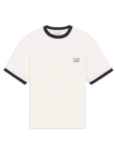 Contrasted Slogan T-shirt