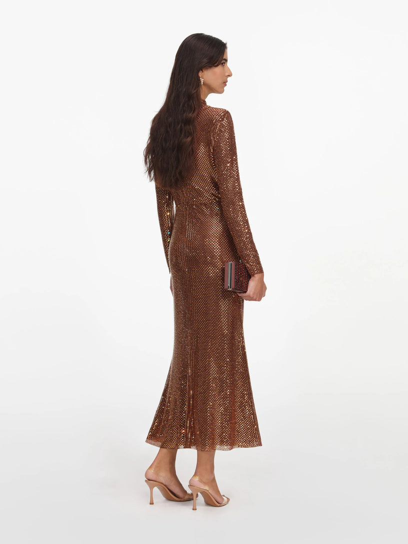 Rhinestone Midi Dress