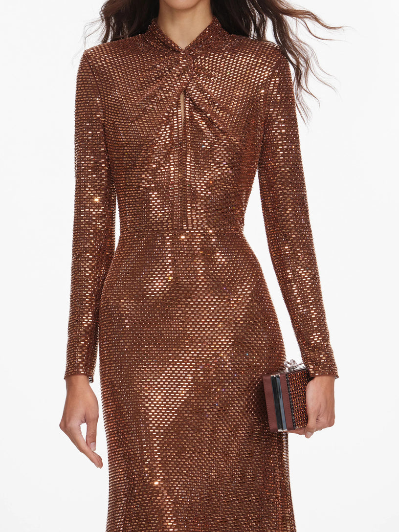 Rhinestone Midi Dress
